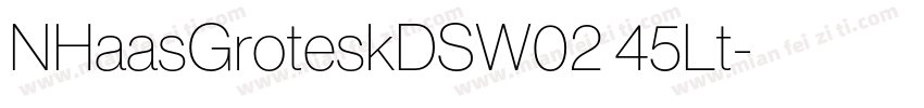 NHaasGroteskDSW02 45Lt字体转换